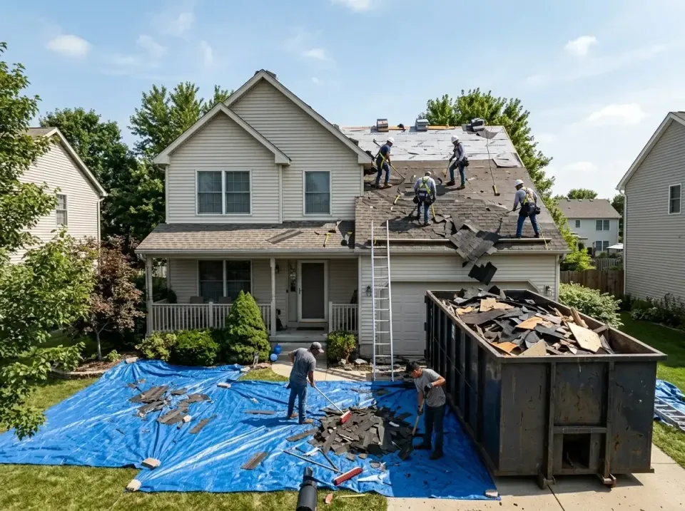 roof-replacement-debris-remova-004 — frequently asked questions, Cheapest Dumpster Rentals in Wellsville, OH